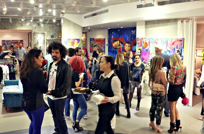 Suzi in Beirut at Vick Vanlian Showroom